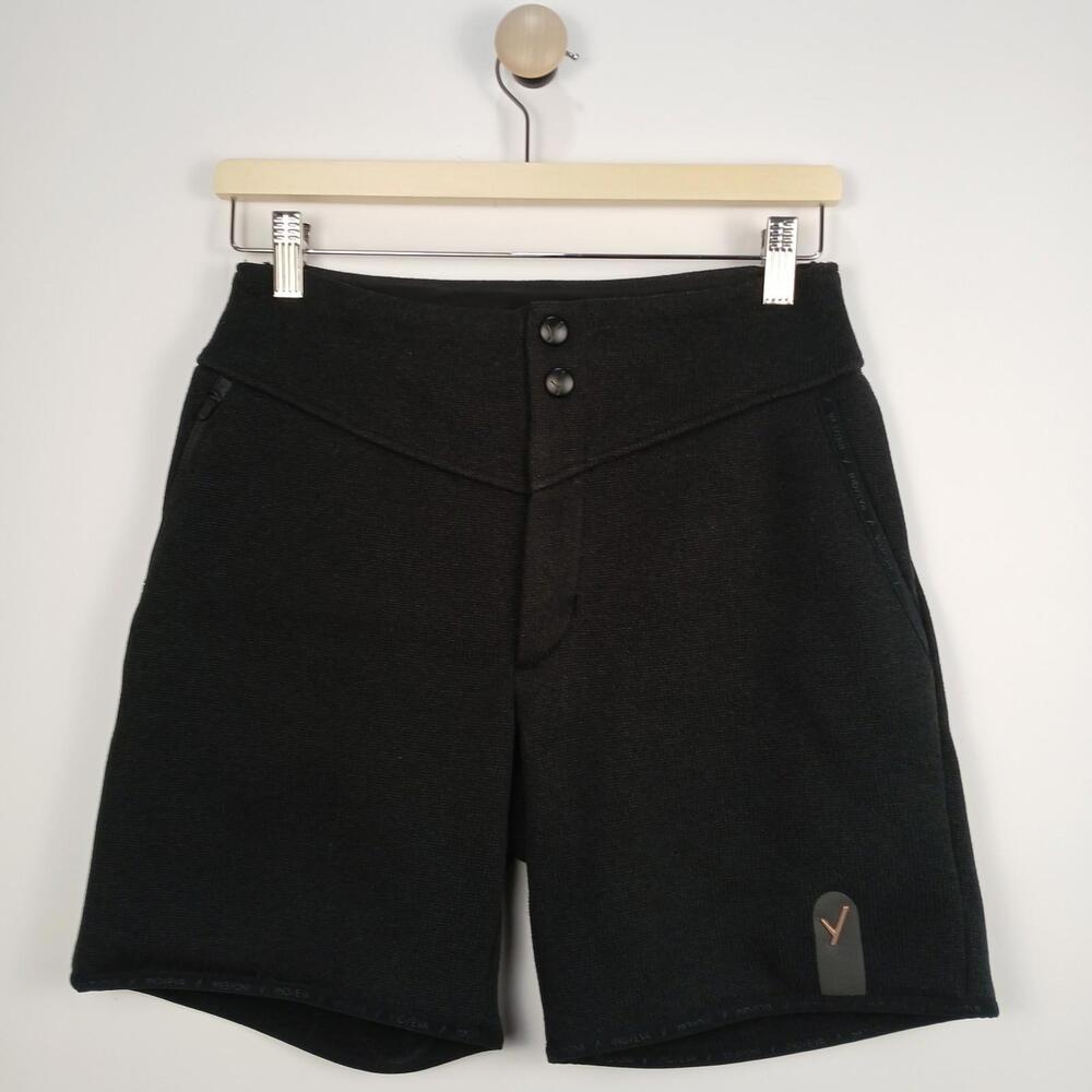 Indyeva Shorts Women Small Black Stretch Outdoor Hiking Travel Zip - Picture 1 of 9
